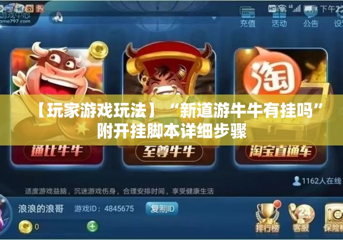 【玩家游戏玩法】“新道游牛牛有挂吗”附开挂脚本详细步骤