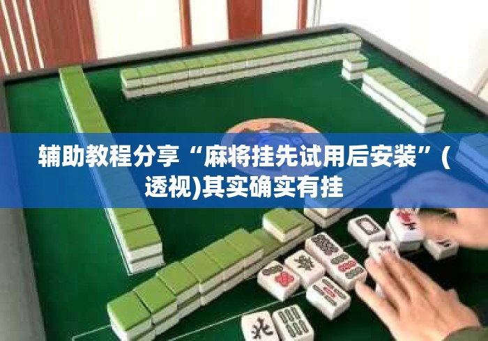辅助教程分享“麻将挂先试用后安装”(透视)其实确实有挂