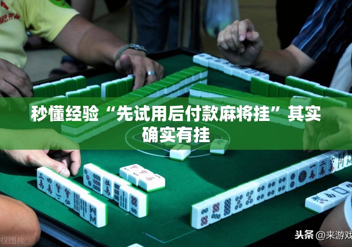 秒懂经验“先试用后付款麻将挂	”其实确实有挂