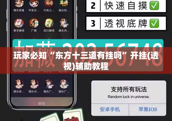 玩家必知“东方十三道有挂吗”开挂(透视)辅助教程