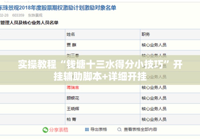 实操教程“钱塘十三水得分小技巧”开挂辅助脚本+详细开挂