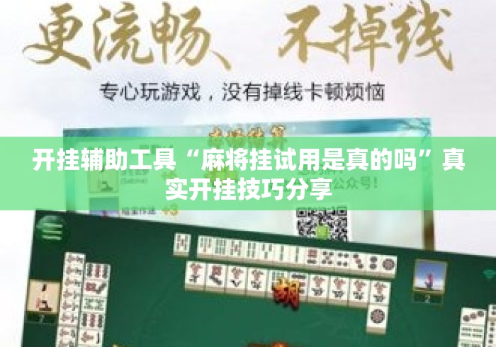 开挂辅助工具“麻将挂试用是真的吗	”真实开挂技巧分享