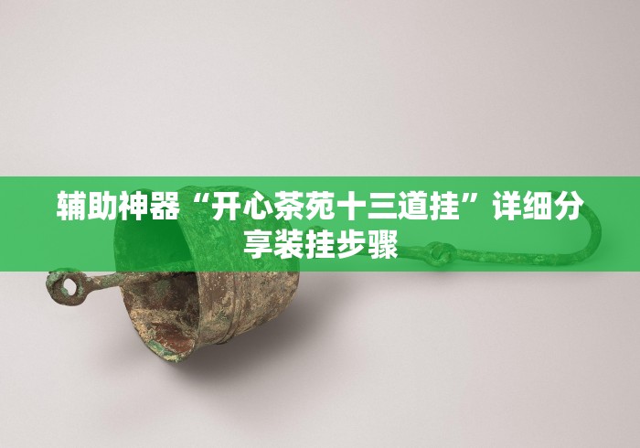 辅助神器“开心茶苑十三道挂”详细分享装挂步骤