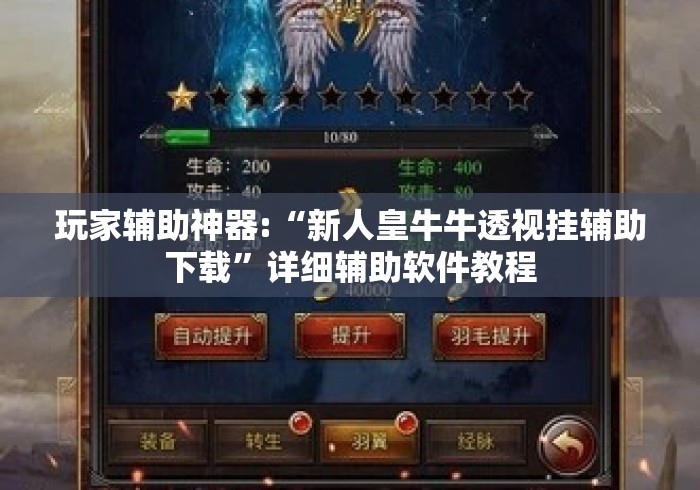 玩家辅助神器:“新人皇牛牛透视挂辅助下载	”详细辅助软件教程