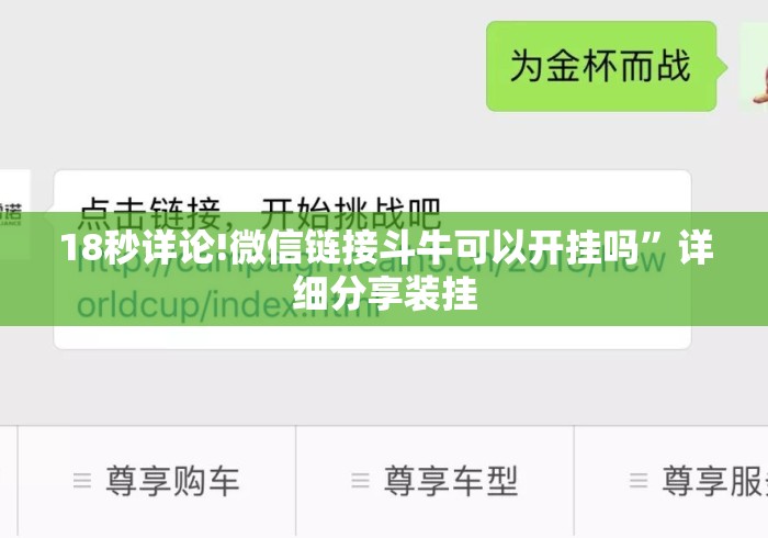 18秒详论!微信链接斗牛可以开挂吗”详细分享装挂