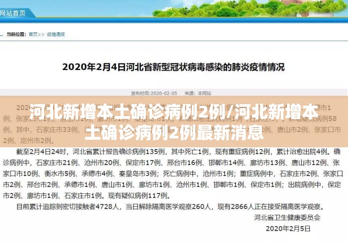 河北新增本土确诊病例2例/河北新增本土确诊病例2例最新消息 河北新增本土确诊病例2例/河北新增本土确诊病例2例最新消息