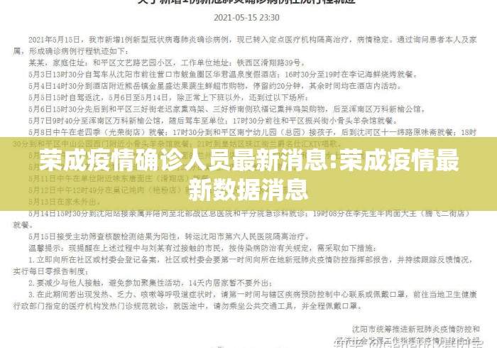 荣成疫情确诊人员最新消息:荣成疫情最新数据消息 荣成疫情确诊人员最新消息:荣成疫情最新数据消息