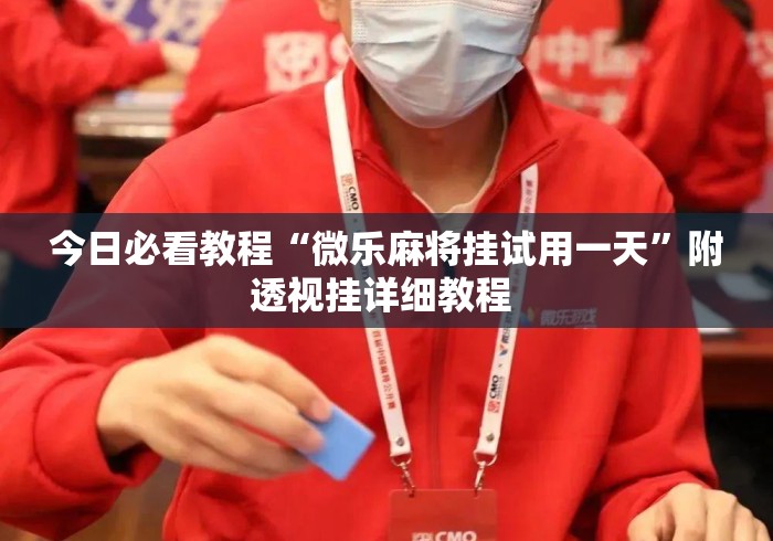今日必看教程“微乐麻将挂试用一天”附透视挂详细教程 