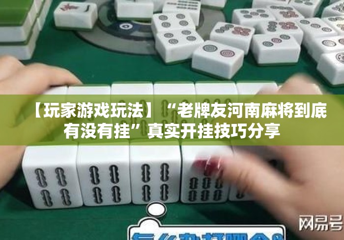 【玩家游戏玩法】“老牌友河南麻将到底有没有挂”真实开挂技巧分享