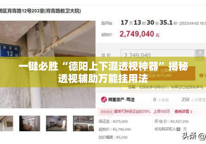 一键必胜“德阳上下混透视神器	”揭秘透视辅助万能挂用法