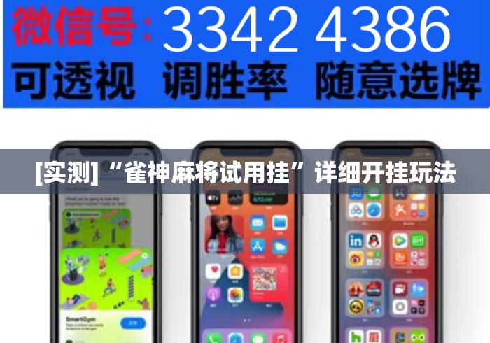 [实测]“雀神麻将试用挂	”详细开挂玩法