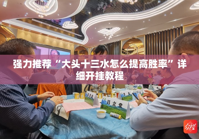强力推荐“大头十三水怎么提高胜率”详细开挂教程