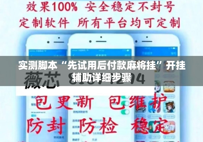实测脚本“先试用后付款麻将挂”开挂辅助详细步骤