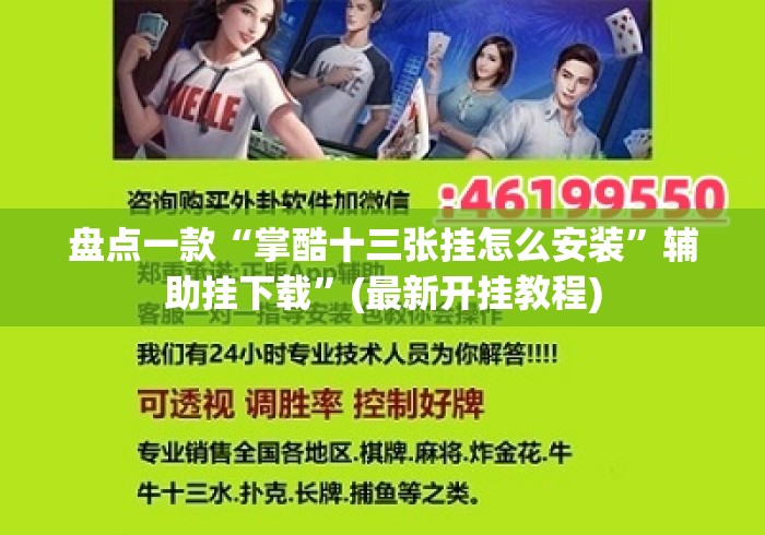 盘点一款“掌酷十三张挂怎么安装	”辅助挂下载”(最新开挂教程)