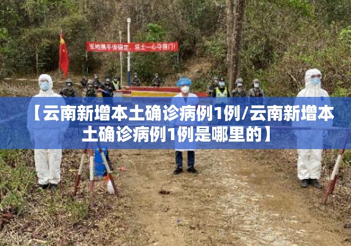 【云南新增本土确诊病例1例/云南新增本土确诊病例1例是哪里的】 【云南新增本土确诊病例1例/云南新增本土确诊病例1例是哪里的】