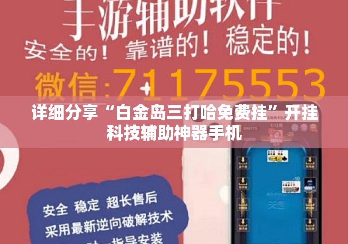 详细分享“白金岛三打哈免费挂”开挂科技辅助神器手机