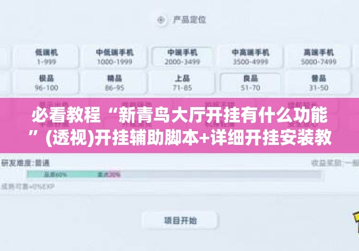 必看教程“新青鸟大厅开挂有什么功能”(透视)开挂辅助脚本+详细开挂安装教程