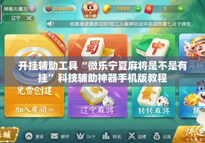 开挂辅助工具“微乐宁夏麻将是不是有挂”科技辅助神器手机版教程