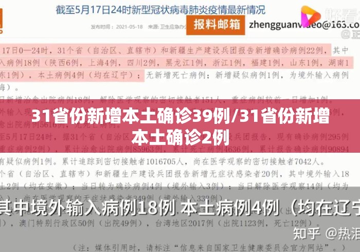 31省份新增本土确诊39例/31省份新增本土确诊2例