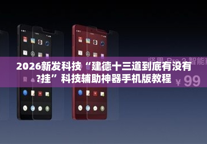 2026新发科技“建德十三道到底有没有?挂”科技辅助神器手机版教程
