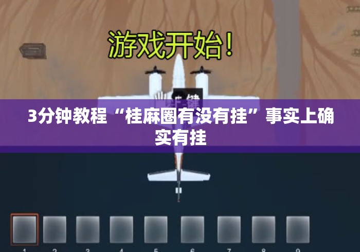 3分钟教程“桂麻圈有没有挂”事实上确实有挂