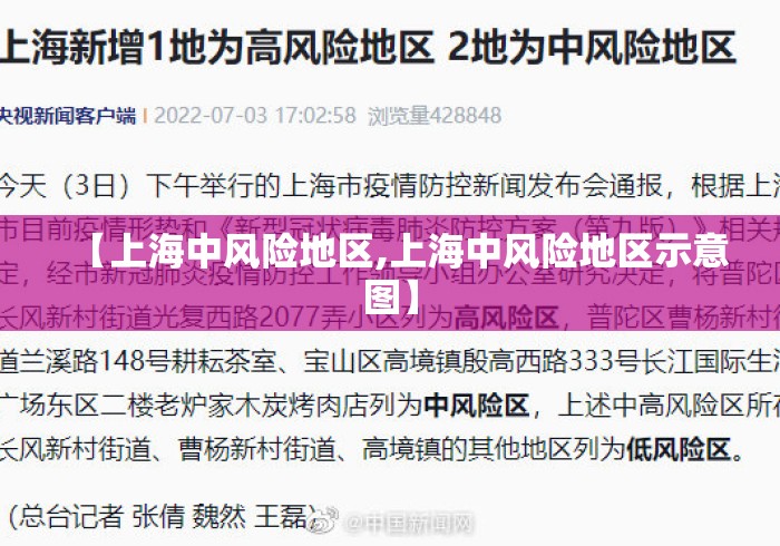 【上海中风险地区,上海中风险地区示意图】 【上海中风险地区,上海中风险地区示意图】