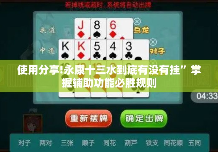 使用分享!永康十三水到底有没有挂	”掌握辅助功能必胜规则