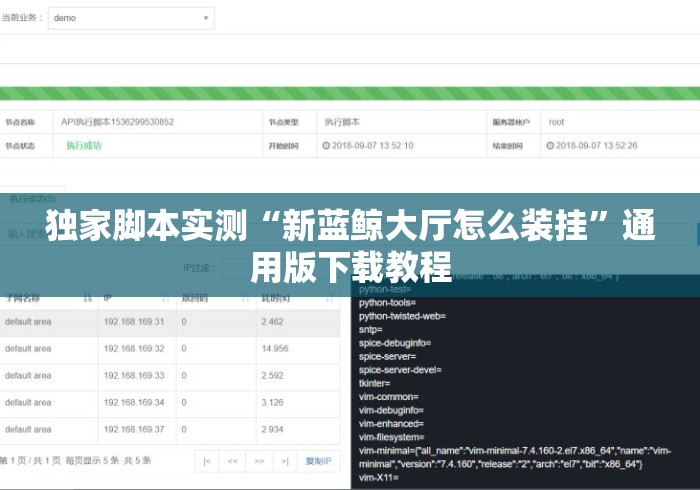 独家脚本实测“新蓝鲸大厅怎么装挂”通用版下载教程