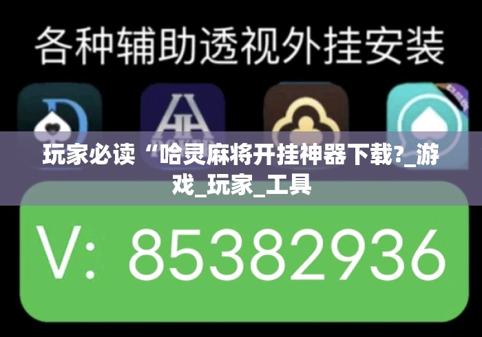 玩家必读“哈灵麻将开挂神器下载?_游戏_玩家_工具