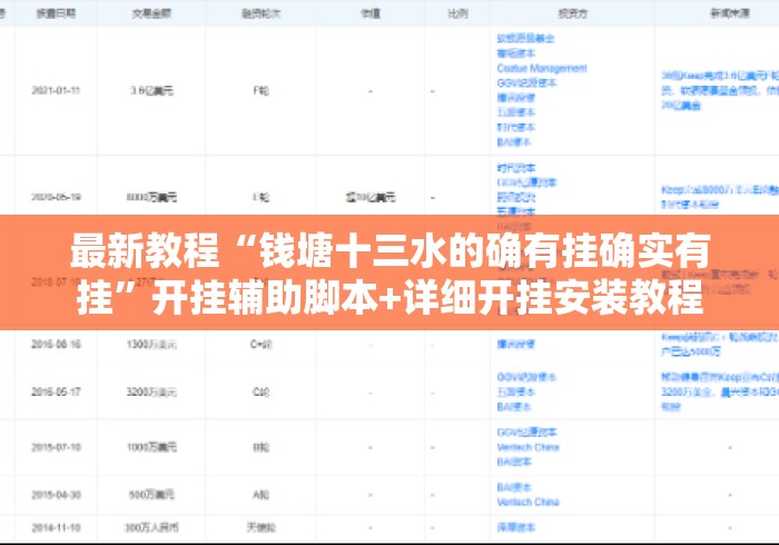 最新教程“钱塘十三水的确有挂确实有挂”开挂辅助脚本+详细开挂安装教程