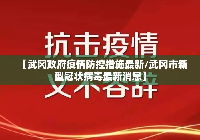 【武冈政府疫情防控措施最新/武冈市新型冠状病毒最新消息】