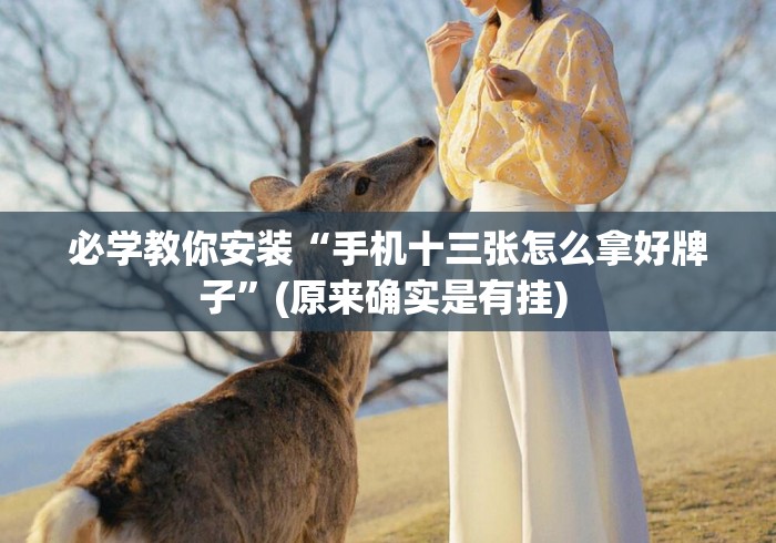 必学教你安装“手机十三张怎么拿好牌子”(原来确实是有挂) 