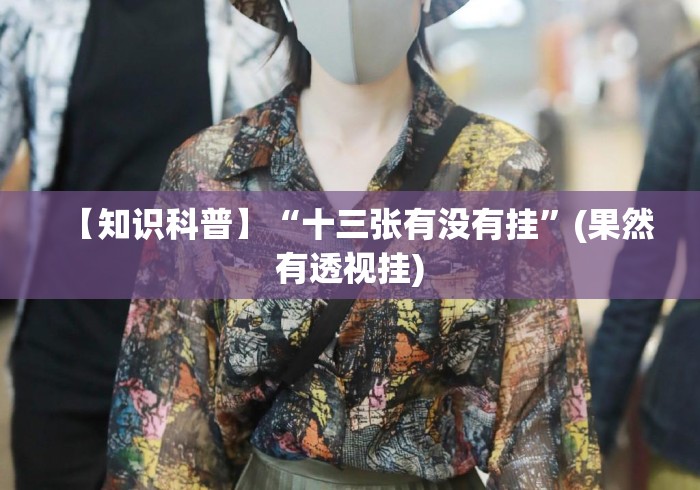【知识科普】“十三张有没有挂”(果然有透视挂)