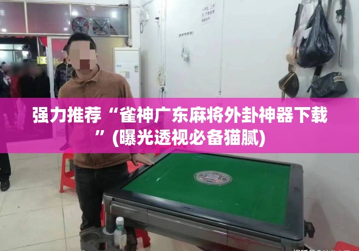 强力推荐“雀神广东麻将外卦神器下载	”(曝光透视必备猫腻)