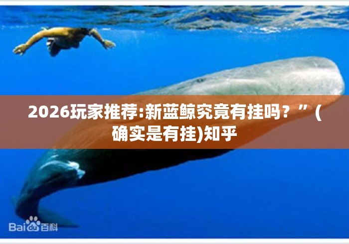 2026玩家推荐:新蓝鲸究竟有挂吗？”(确实是有挂)知乎