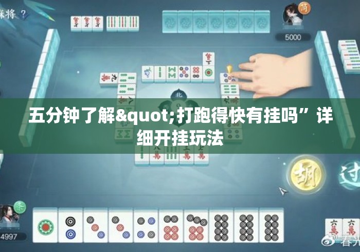 五分钟了解"打跑得快有挂吗”详细开挂玩法