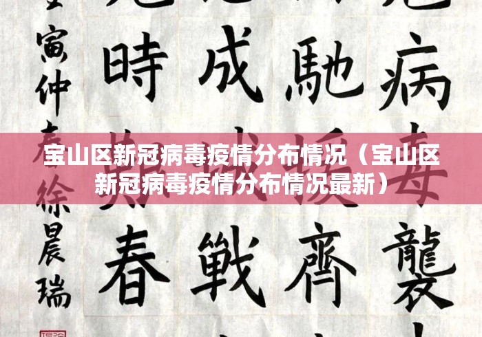 宝山区新冠病毒疫情分布情况（宝山区新冠病毒疫情分布情况最新）