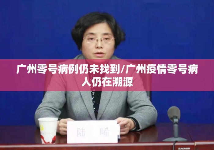 广州零号病例仍未找到/广州疫情零号病人仍在溯源
