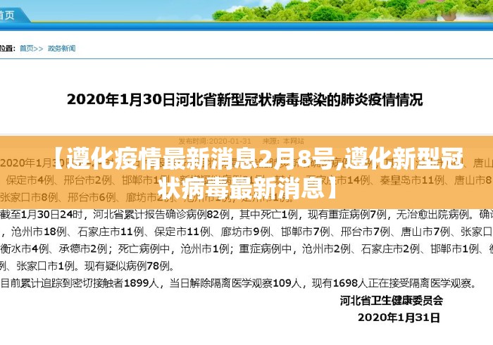 【遵化疫情最新消息2月8号,遵化新型冠状病毒最新消息】