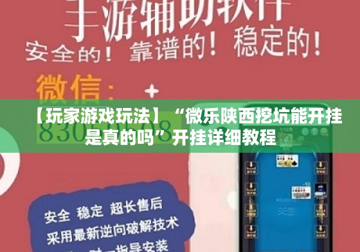 【玩家游戏玩法】“微乐陕西挖坑能开挂是真的吗”开挂详细教程
