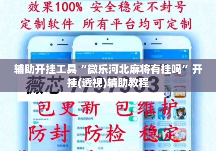 辅助开挂工具“微乐河北麻将有挂吗”开挂(透视)辅助教程