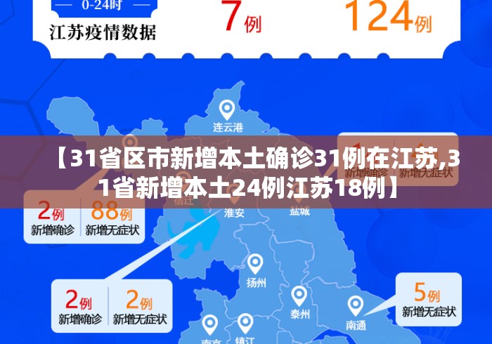 【31省区市新增本土确诊31例在江苏,31省新增本土24例江苏18例】 【31省区市新增本土确诊31例在江苏,31省新增本土24例江苏18例】