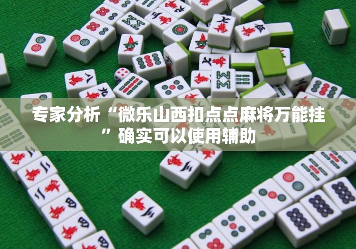 专家分析“微乐山西扣点点麻将万能挂”确实可以使用辅助