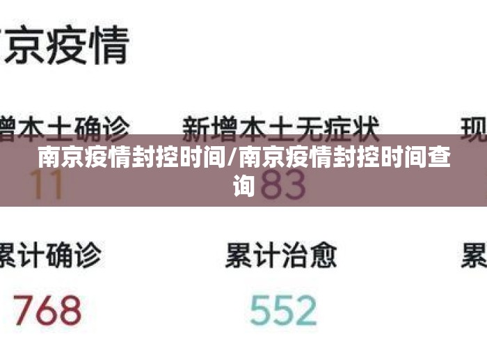 南京疫情封控时间/南京疫情封控时间查询 南京疫情封控时间/南京疫情封控时间查询