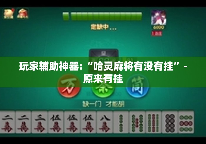 玩家辅助神器:“哈灵麻将有没有挂	”-原来有挂