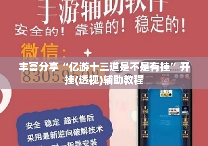 丰富分享“亿游十三道是不是有挂”开挂(透视)辅助教程