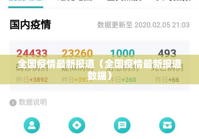 全国疫情最新报道（全国疫情最新报道数据）