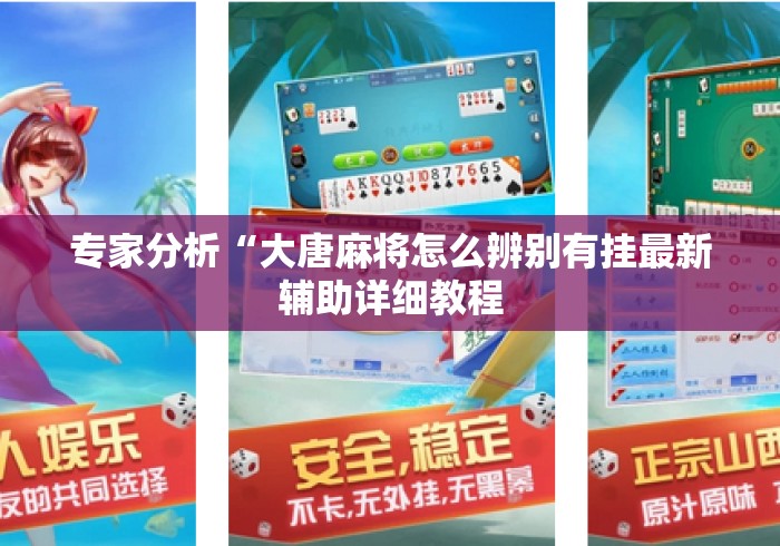 专家分析“大唐麻将怎么辨别有挂最新辅助详细教程 专家分析“大唐麻将怎么辨别有挂最新辅助详细教程