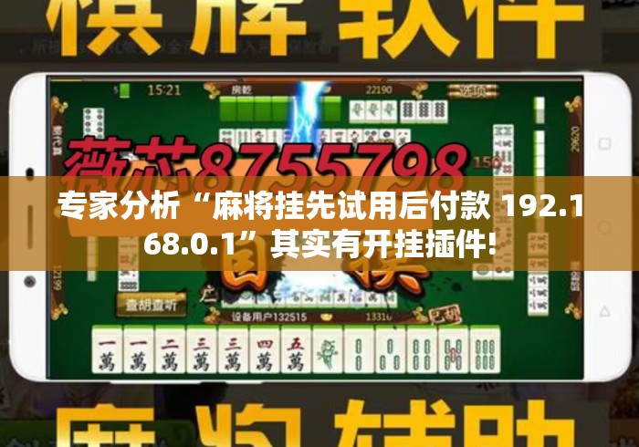 专家分析“麻将挂先试用后付款 192.168.0.1	”其实有开挂插件!