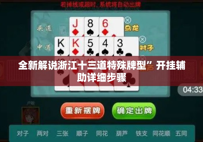 全新解说浙江十三道特殊牌型	”开挂辅助详细步骤